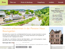 Tablet Screenshot of pension-wange.de